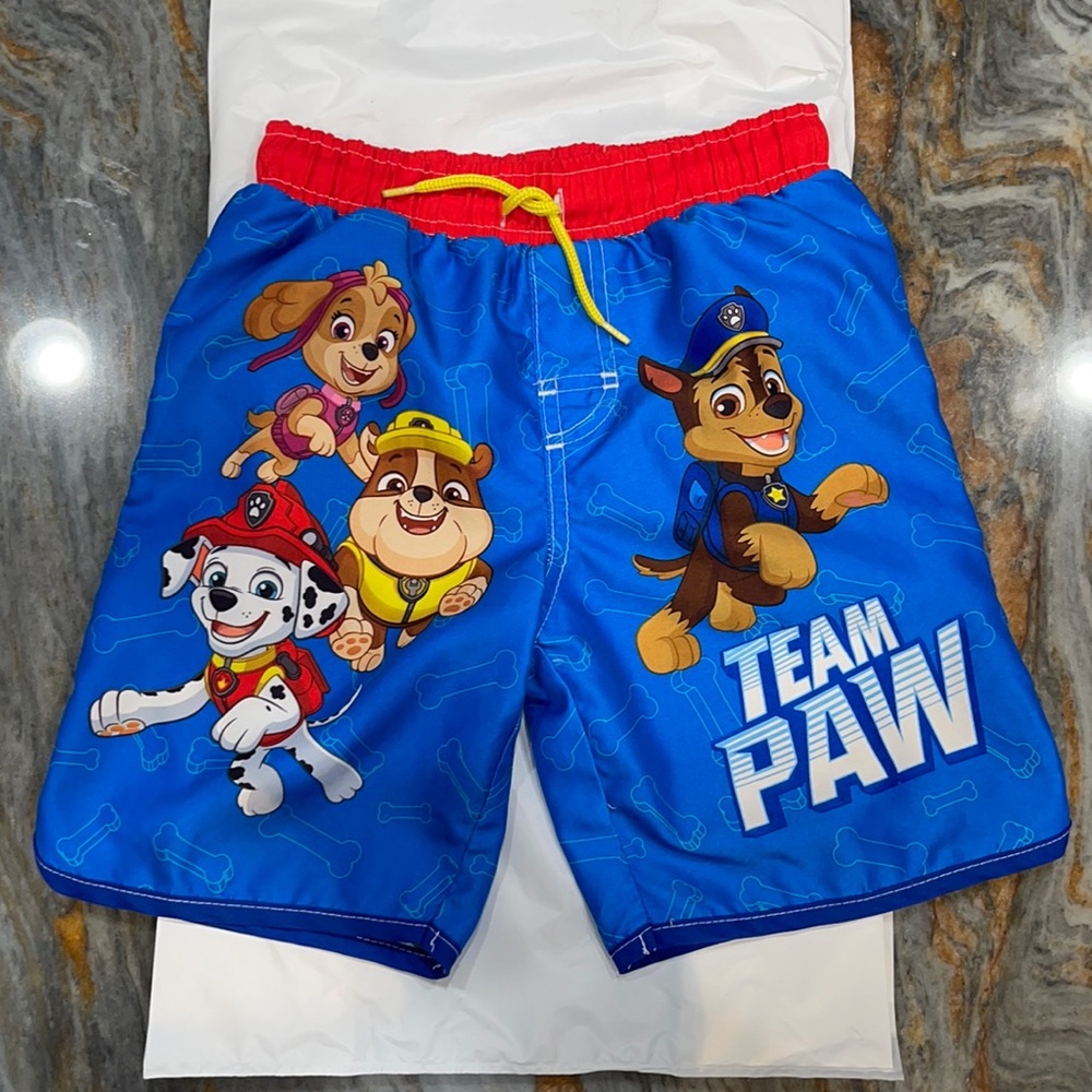 Paw patrol kid swim suit size 5